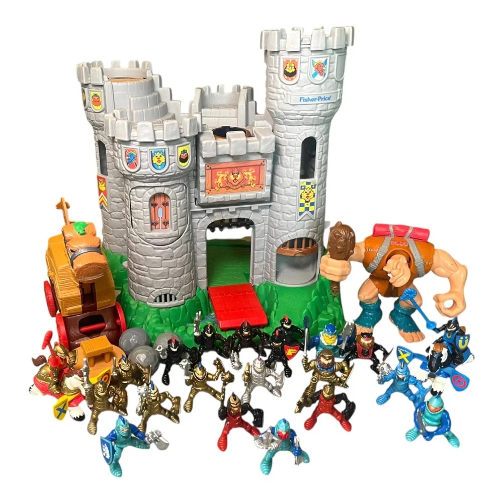 1994 Fisher-Price Great Adventures Castle Knight Action Figures & Accessories